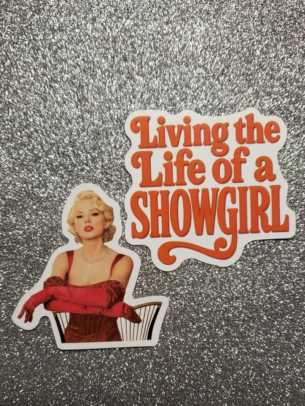 10/$10 Taylor Swift SHOWGIRL Waterproof Sticker